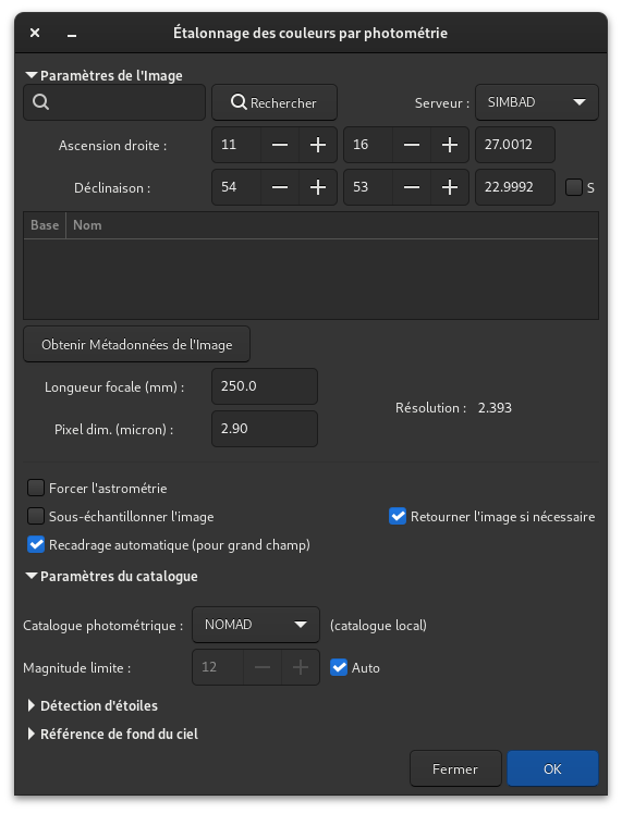 Photometric Color Calibration