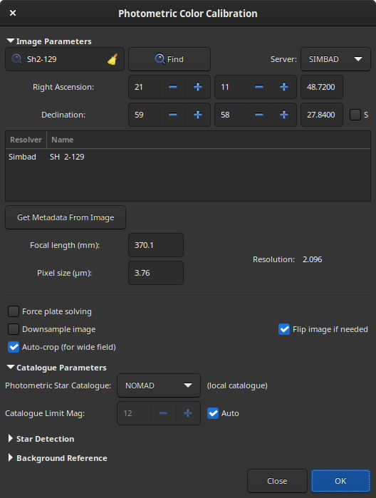 Photometric Color Calibration